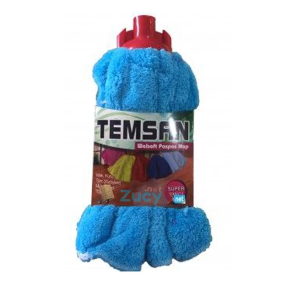 Temsan Wellsoft Yedek Havlu Mop / Islak Mop / Paspas Ucu Başlığı - 5 Adet - Resim 2