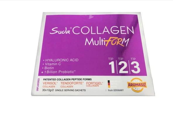 Suda Collagen Kolajen Multiform Aromasız 30x10g