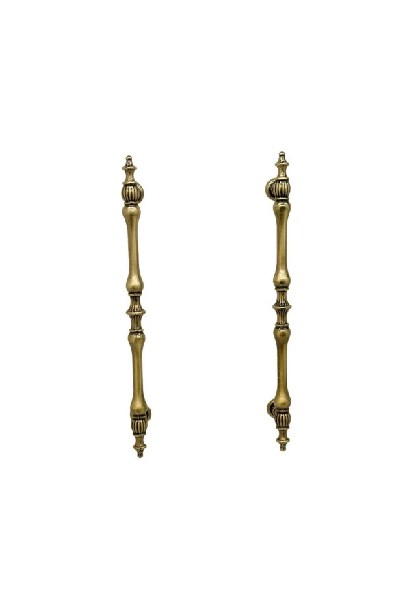 Şehzade Antik Sarı Mobilya Dolap Mutfak Çekmece Kulpu 128 Mm ( 12.8 Cm ) 5 Adet ürün görseli