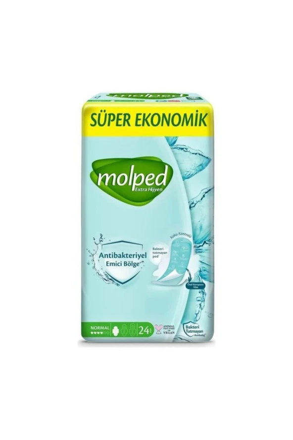 Molped Extra Hijyen Antibakteriyel Norma Ped 24 Adet