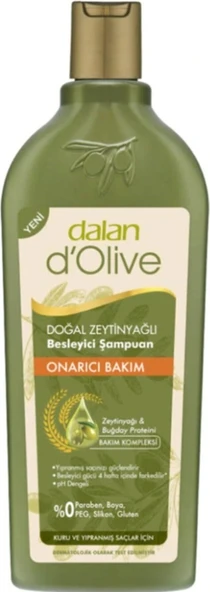 Dalan D'Olive Onarıcı Bakım Doğal Zeytinyağlı Şampuan 400 ml