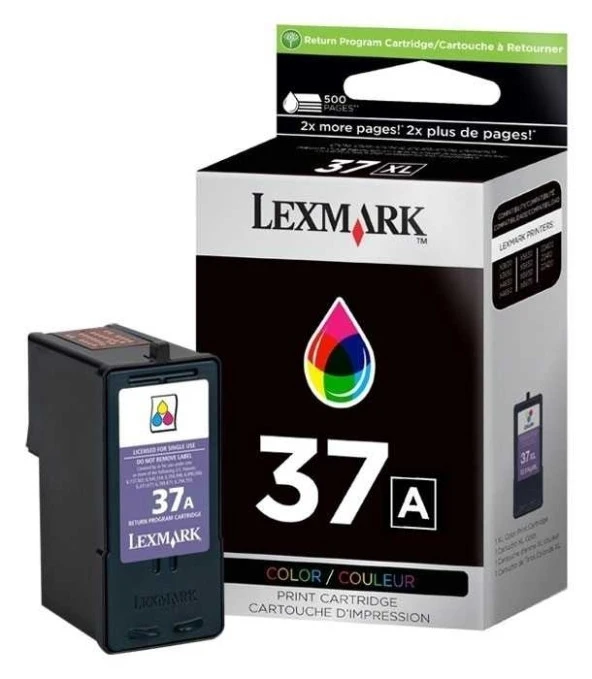 Lexmark 37A 18C2160E Orjinal Renkli Kartuş