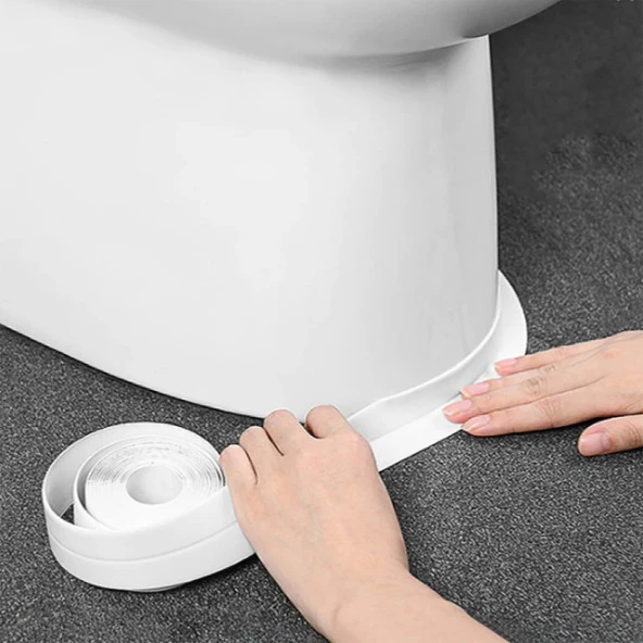 Banyo Duşakabin Küvet Mutfak Lavabo Tezgah Sızdırmaz Su Geçirmez Kenar Bandı 38mmx3.2metre - 2