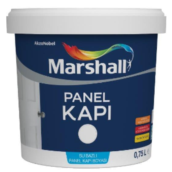 Marshall Su Bazlı Panel Kapı Boyası 0,75 LT