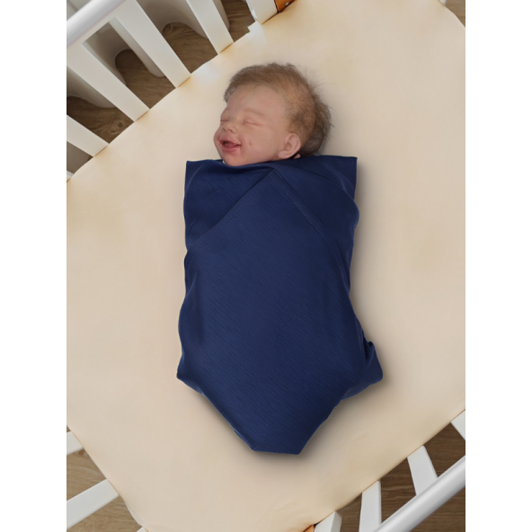 Bebek Battaniyesi Kundak Yapılabilir Pamuk Battaniye