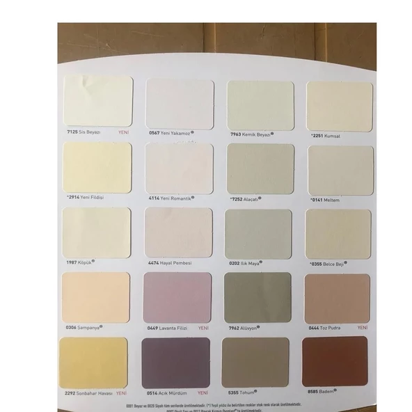 Beşyıldız Silikonlu Mat Baz A 20 kg. - 6