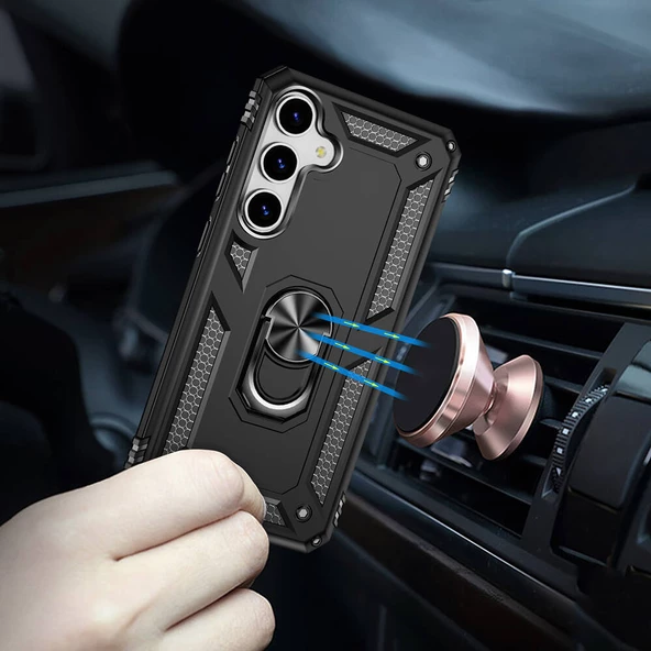 Vendas Samsung Galaxy S24 Kılıf Zore Vega Kapak - Resim 12