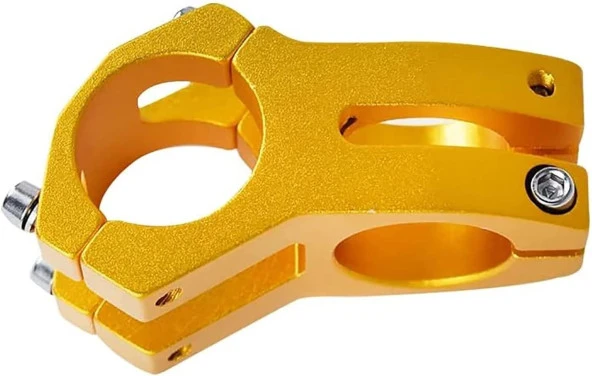 Wake Gold Bisiklet Kısa Gidon Boğazı 40mm Bisiklet Yedek Parça Aksesuarı - 5