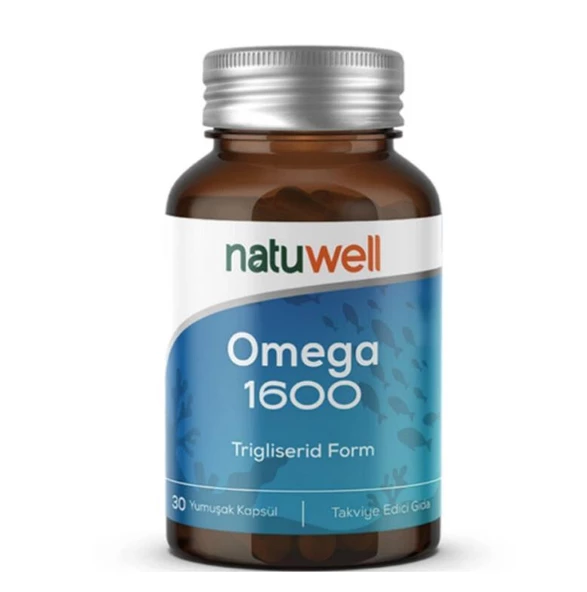 Natuwell Omega 1600 30 Yumuşak Kapsül