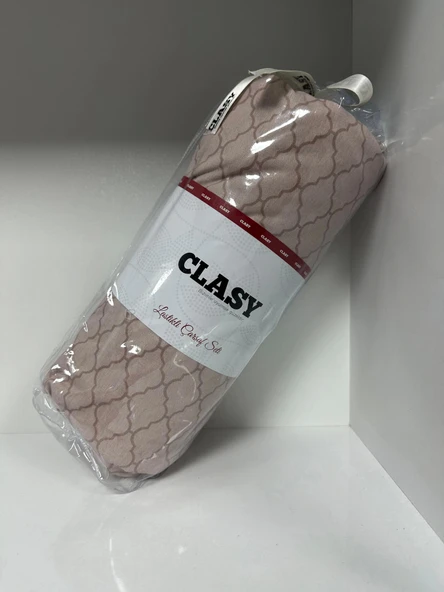 Clasy Ranforce Lastikli Çarşaf Seti Çift Kişilik Desenli Sütlü Kahve flz12 - 2