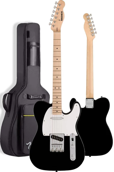 Midex Tlx-50Wb Tele Kasa Maple Klavye 2 Single-Coil Manyetik Elektro Gitar - 3