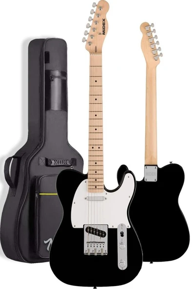 Midex TLX-50WB Tele Kasa Maple Klavye 2 Single-Coil Manyetik Elektro Gitar - Resim 3