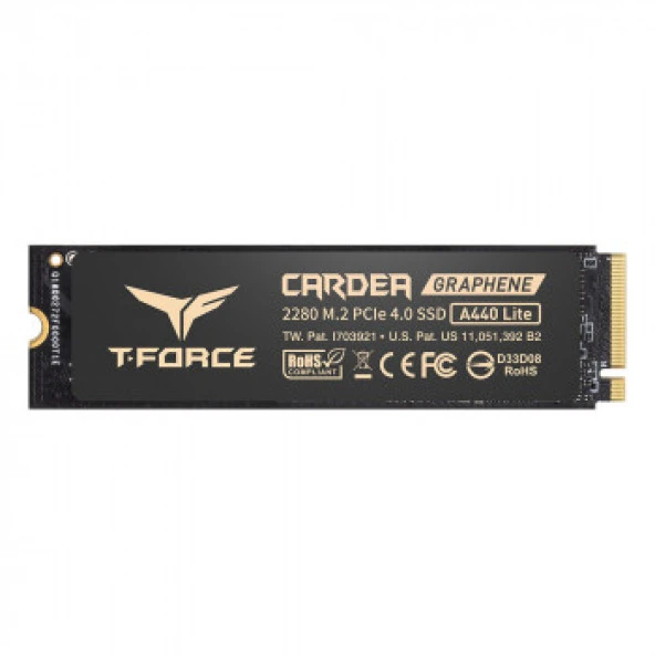 Team T-Force CARDEA A440 LITE 2TB 7400/6400/MB/s PCIe NVMe M.2 SSD Disk (TM8FFQ002T0C129)