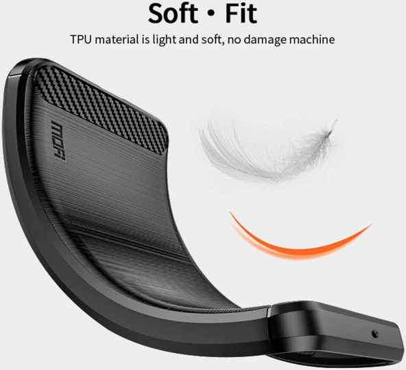 Samsung Galaxy A05 4g Tpu Kılıf Karbon Fiber Doku Telefon Kılıfı Mofı Jk Tpu Serisi-1 Mavi - 3