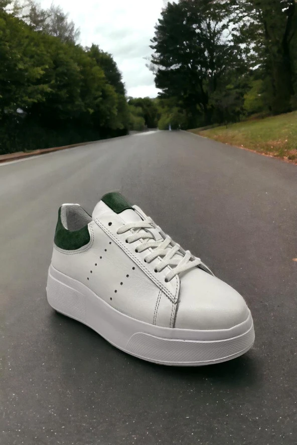 Sail Laker's 5058 Beyaz Yeşil Kadın Günlük Ayakkabı