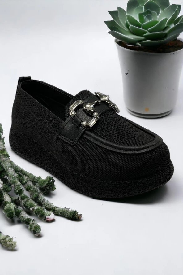 İzlife İz236 K1602 Siyah Kadın Günlük Ayakkabı