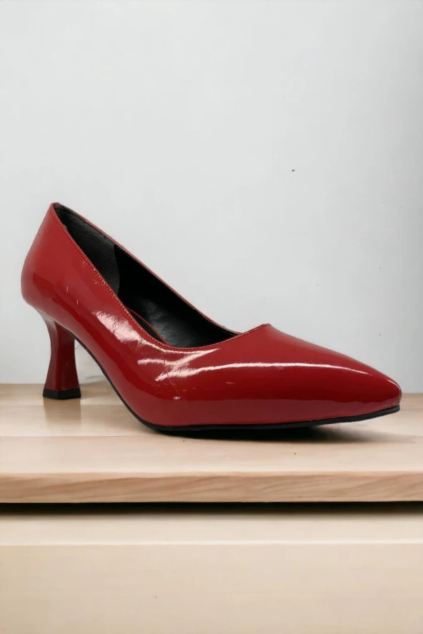 Massima 9540 Kırmızı Kadın Abiye Topuklu Ayakkabı