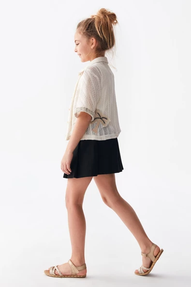 Kız Çocuk Pileli Etek 56354 - 10