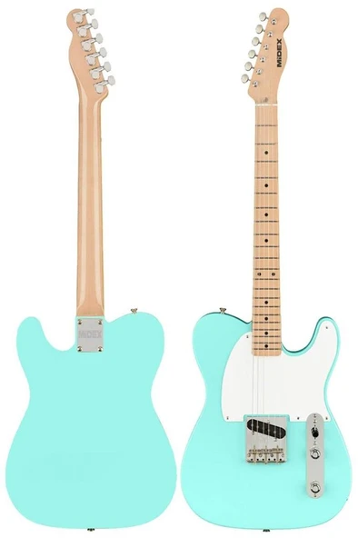 Midex TLX-50GR Tele Kasa Maple Klavye 2 Single-Coil Manyetik Elektro Gitar - Resim 4