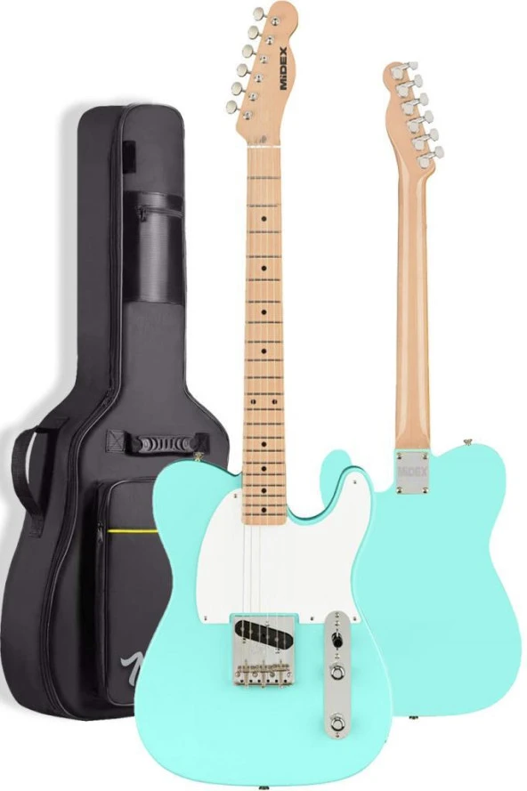 Midex TLX-50GR Tele Kasa Maple Klavye 2 Single-Coil Manyetik Elektro Gitar - 3