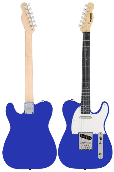 Midex TLX-50BL-30AMP Tele Kasa Maple Klavye 2 Single-Coil 30W Amfili Elektro Gitar - 4