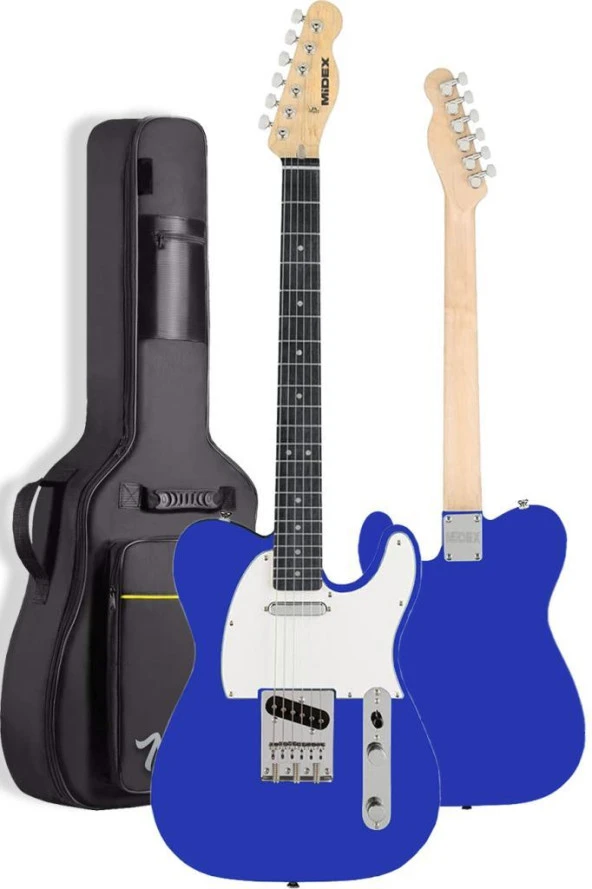 Midex TLX-50BL Tele Kasa Maple Klavye 2 Single-Coil Manyetik Elektro Gitar - 3