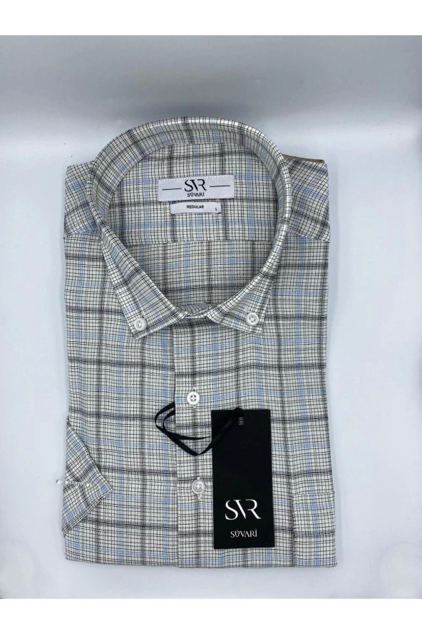 PREMİUM SVR REGULAR KISA KOL GÖMLEK ürün görseli 1