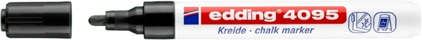Edding 4095 Likit Tebeşir Kalemi Siyah