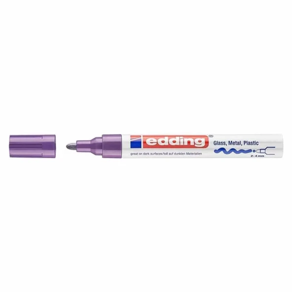 Edding 750 Tam Örtücü Boya Markörü Mor