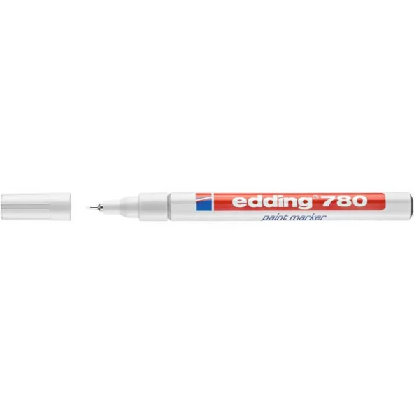 Edding 780 Hobi Sanat Kalemi Beyaz