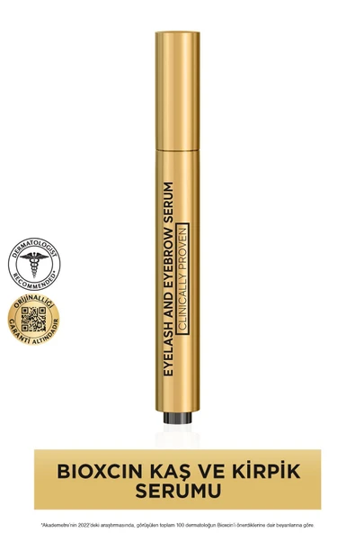 Bioxcin Kaş Kirpik Serumu - Kolajen Hyaluronik Asit Hint Yağı Keratin Peptidleri B5 Biocomplex B11 - Resim 10