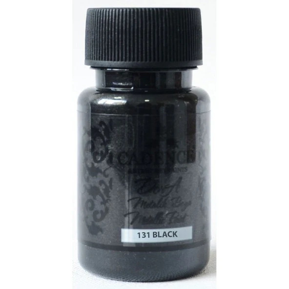 Cadence Dora Metalik Boya 50ml 131 Black ürün görseli 1