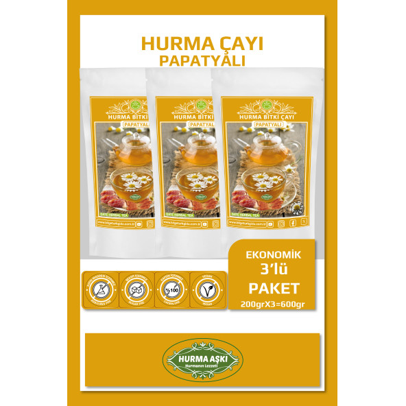 Hurma Aşkı Hurma Çayı Papatyalı 3X200 Gr
