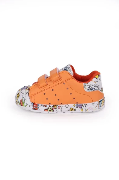 Benetton BN-30965 Unisex Çocuk Anatomik Günlük Ayakkabı Turuncu 22-25 - 2