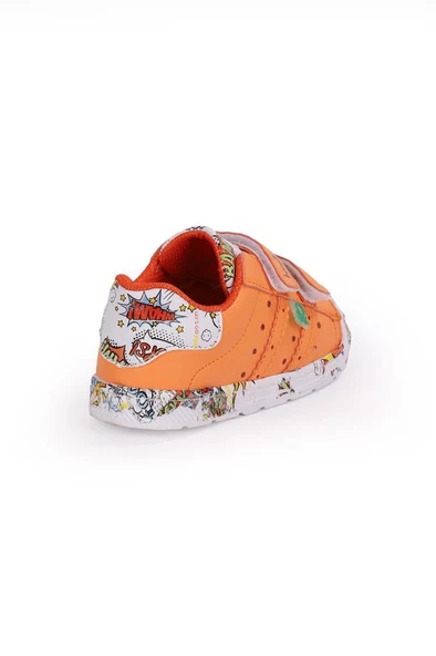 Benetton BN-30965 Unisex Çocuk Anatomik Günlük Ayakkabı Turuncu 22-25 - 4