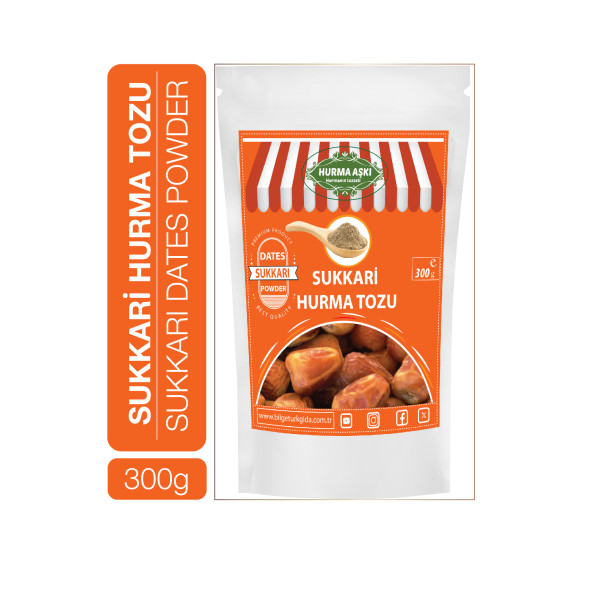 Hurma Aşkı Hurma Tozu Sukkari 300 Gr