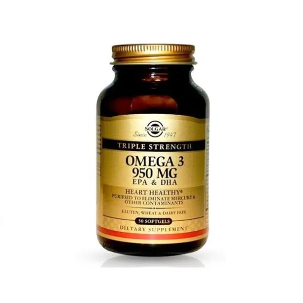 Solgar Omega3 950 Mg EPA&DHA 50 Softgel- SKT: 05/2027