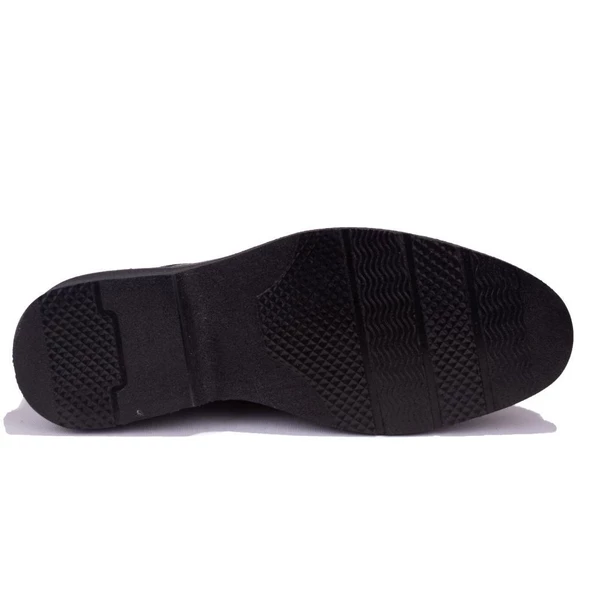 Dagoster DMA08-623 Siyah Ortopedik Günlük Erkek Deri Ayakkabı - Resim 4