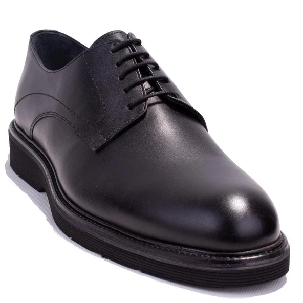 Dagoster DMA08-623 Siyah Ortopedik Günlük Erkek Deri Ayakkabı ürün görseli