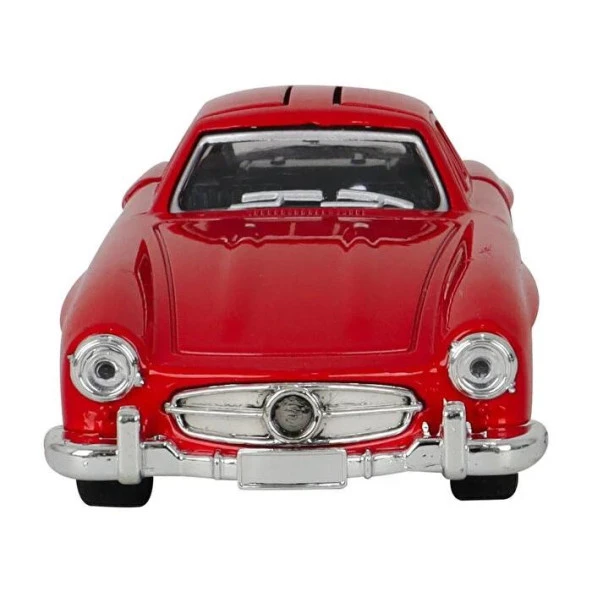 Nostaljik Metal Çek Bırak Araba Kırmızı Kapılar Açılır ( 1/36 Ölçek ) Mod:1 - 6