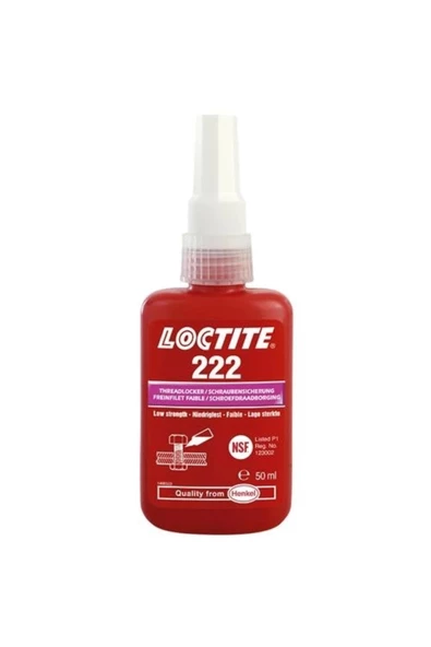 Loctite 222 Civata Sabitleyici Kolay Sökülebilir 50 ml