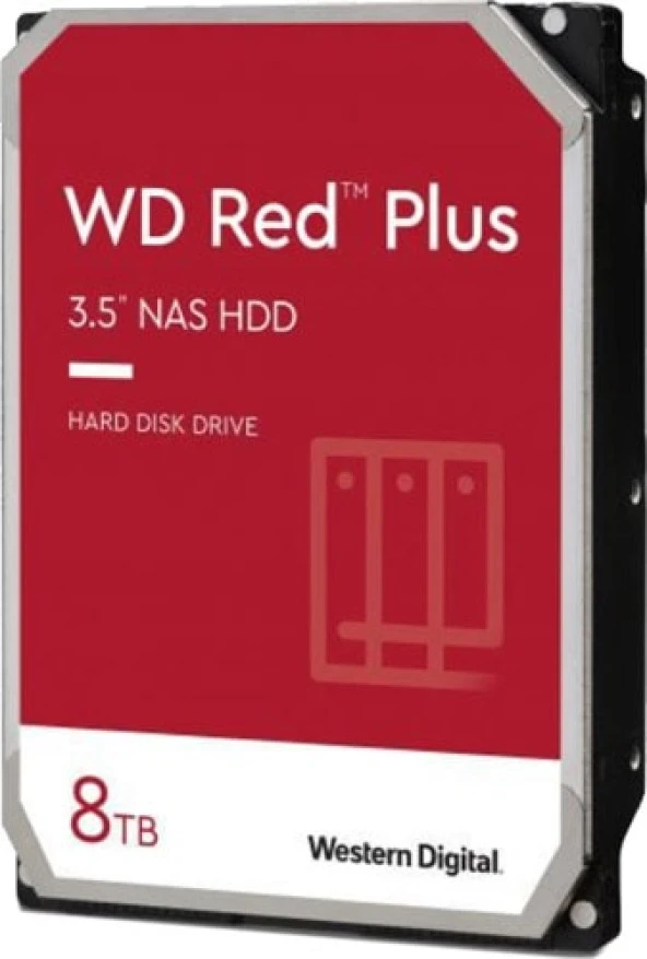 WESTERN DIGITAL WD 8TB Red Plus NAS 3.5" 5640Rpm Sata3 -WD80EFPX