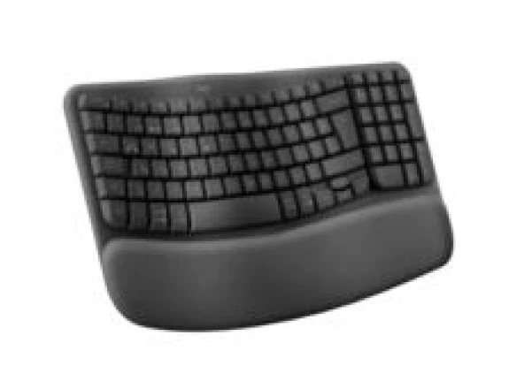 LOGITECH Logitech Wave Keys Kablosuz Klavye Q TR Siyah - Resim 5