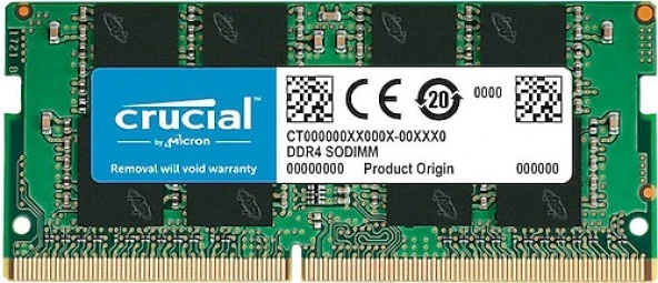 CRUCIAL 16GB 3200MHZ DDR4 CRUPC3200/16 PC RAM