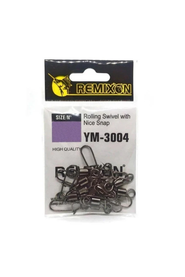 Remixon YM-3004 Serisi Klipsli Fırdöndü No:8 - 1