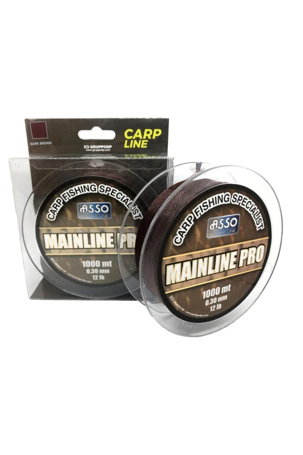 Asso Mainline Pro Special Carp Fishing Line 1.000mt Brown 0,30mm