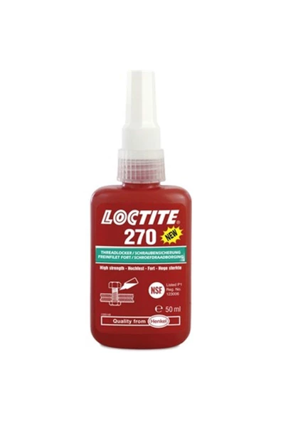 Loctite 270 Civata Sabitleyici 50ml Yüksek Mukavemetli Loctite