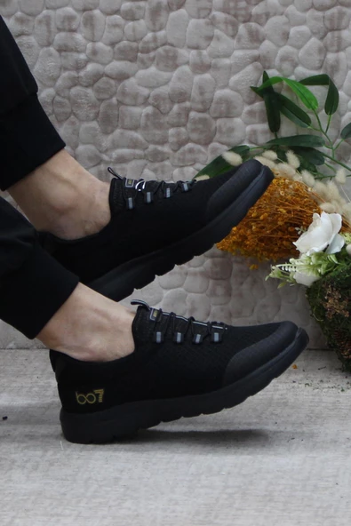 Fort B85 Siyah Rahat Esnek Sneaker Erkek Spor Ayakkabı - Resim 5