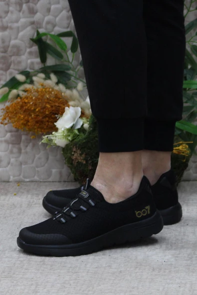 Fort B85 Siyah Rahat Esnek Sneaker Erkek Spor Ayakkabı - Resim 3