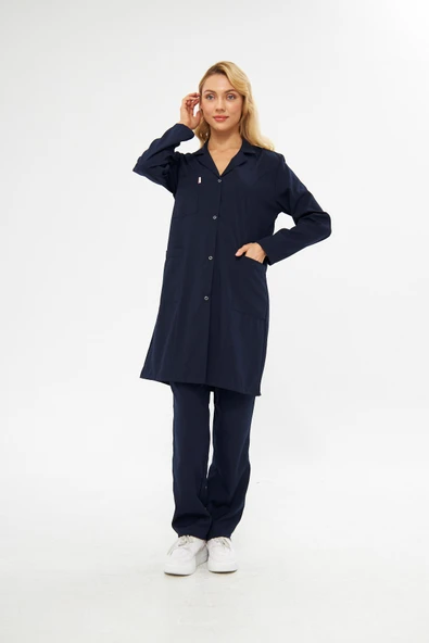 İş Önlüğü Alpak Bayan Lacivert - 4